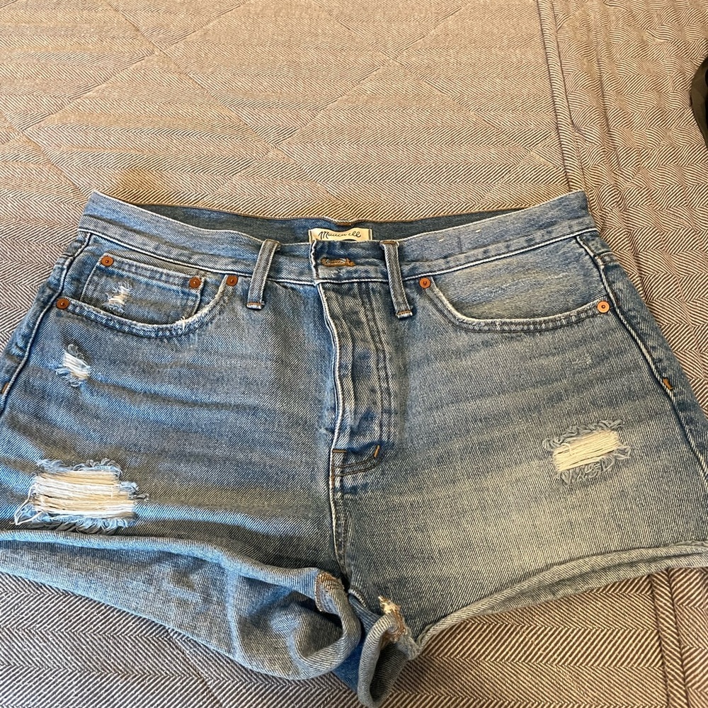 Madewell Relaxed Denim Shorts Size 29.